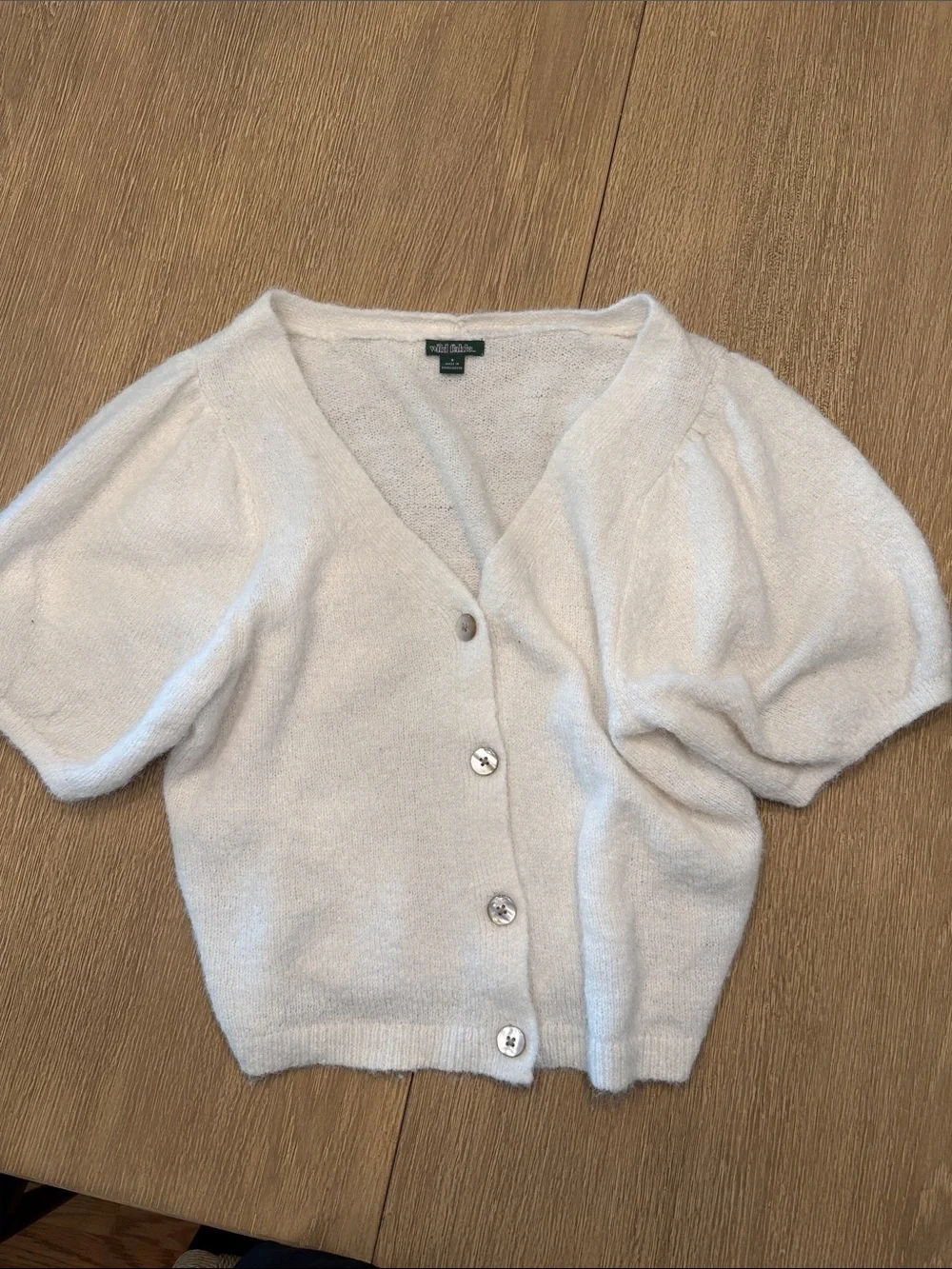 Wild Fable Puff Sleeve Cardigan